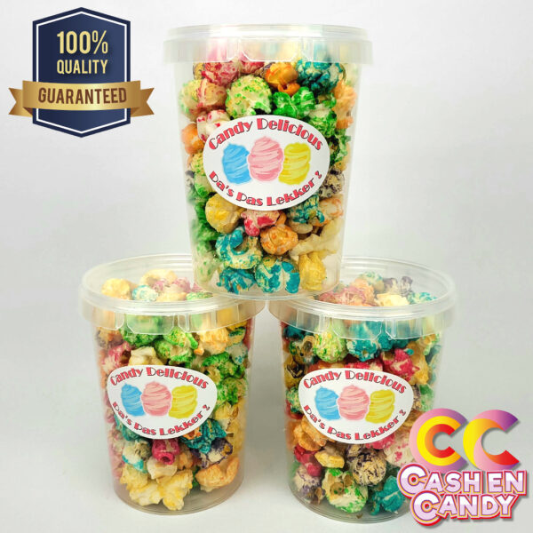 Popcorn Regenboog Cash en Candy 05 Liter