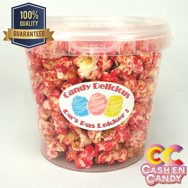 Popcorn Roze 1 Liter Cash en Candy 8720256361138