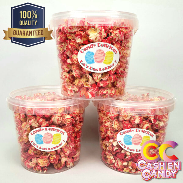 Popcorn Roze 1 Liter Cash en Candy 8720256361138