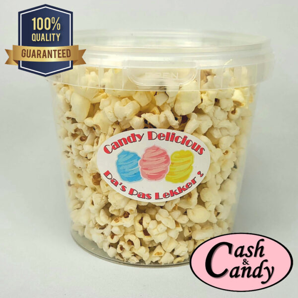 Popcorn Zout 1 Liter Cash en Candy 8720256361350