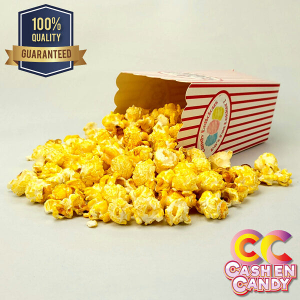 Popcorn Tube Zoet Verpakt Cash en Candy