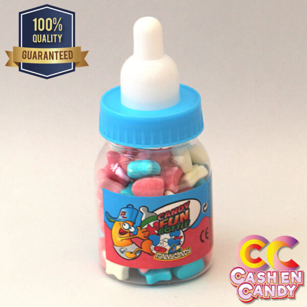 Candy Fun Bottle Blauw 4stuks 8713763616112