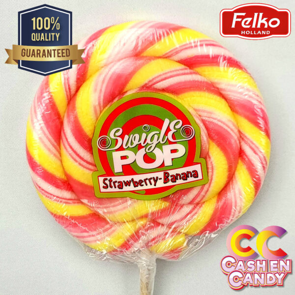SP7019 Swigle Pop Strawberry Banana Cash en Candy