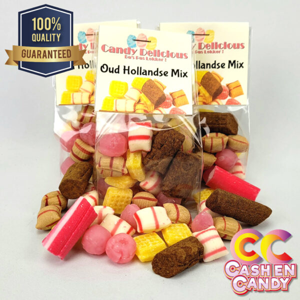Oud Hollandse Mix 100gr Cash en Candy