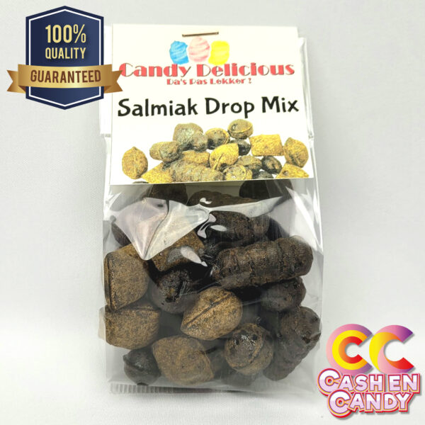 Salmiak Drop Mix 100gr Cash en Candy