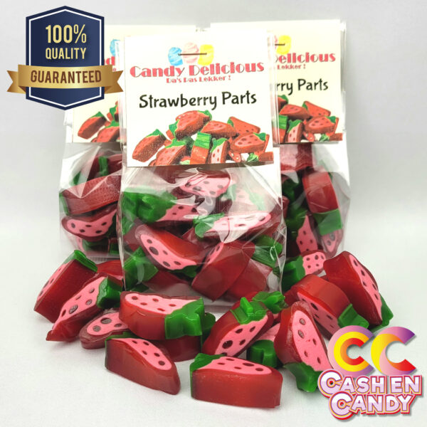 Strawberry Parts 100gr Cash en Candy