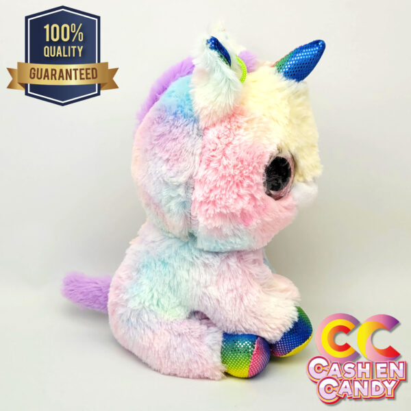 Unicorn Pastel Regenboog Pootjes 22cm Cash en Candy